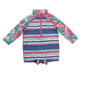 Coolibar UPF 50+ Sun Protection Rashguard Swimsuit